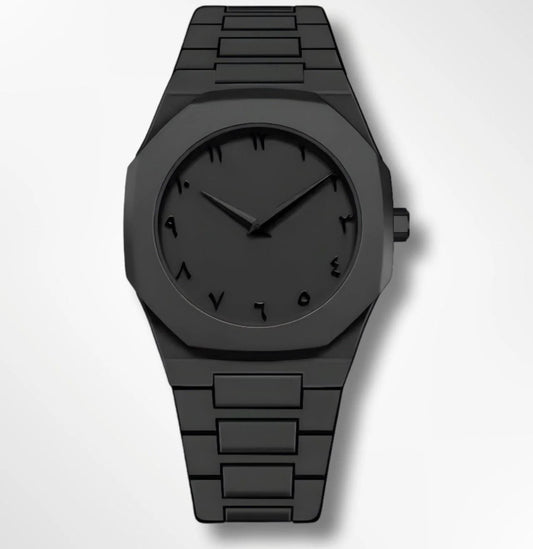 Stainless Steel Arabic Watch